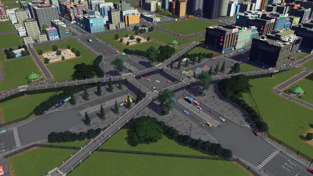 Cities Skylines: Just a simple intersection - Marnux.com